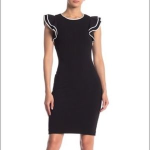 Tommy Hilfiger flutter sleeve dress